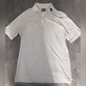 Footjoy White Golf Polo. Size small.